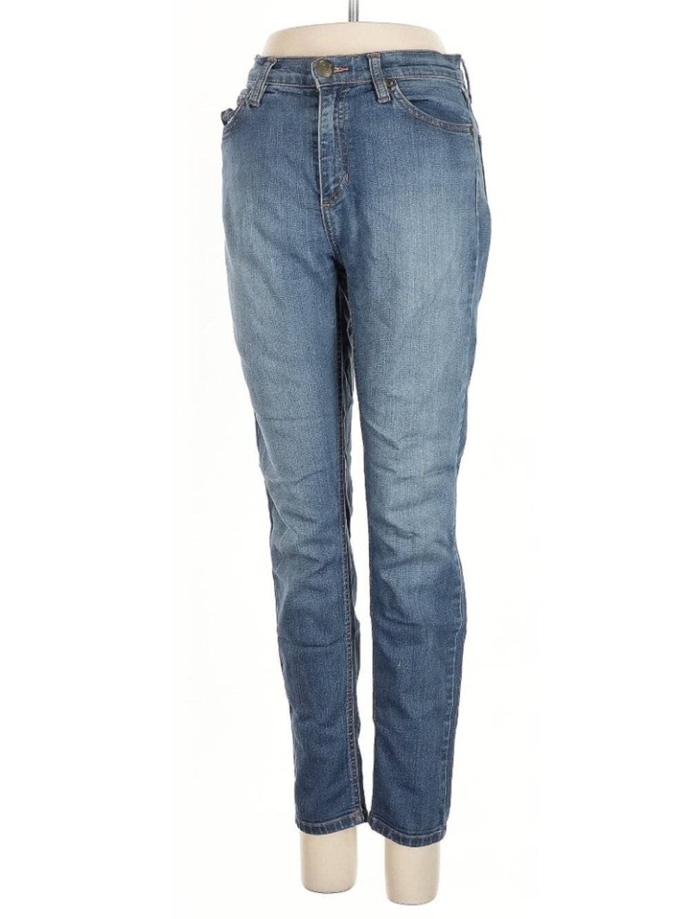 Free People Skinny Medium-Wash Jeans - Size 26/US 2- Good Condition